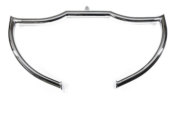 Factory 47 Shield Chrome for Baggers motorcycle crash bar for enhanced safety.