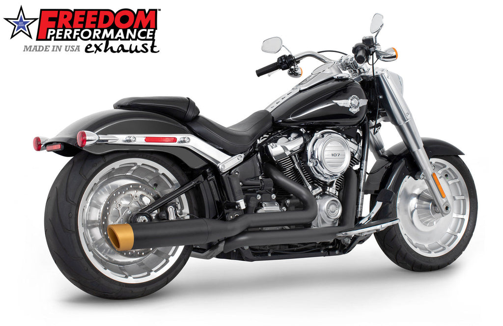 HARLEY SOFTAIL/M8 FAT BOY BREAKOUT ONLY 4” TUCK & UNDER FULL SYSTEM 2018 - PRESENT - Cuztom Kraft