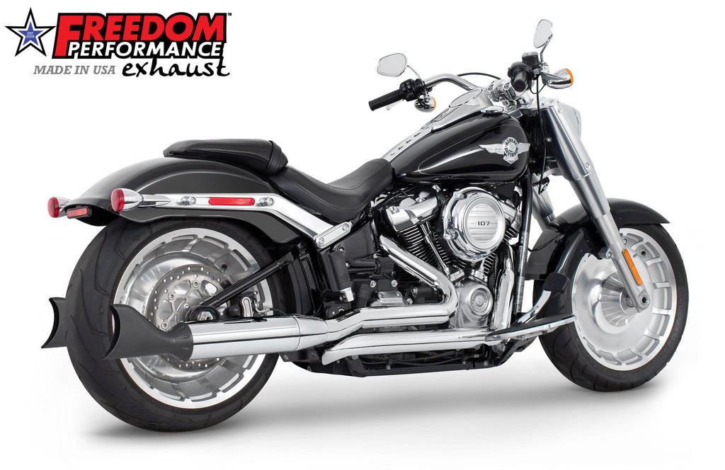 HARLEY SOFTAIL/M8 FAT BOY BREAKOUT ONLY 4” TUCK & UNDER FULL SYSTEM 2018 - PRESENT - Cuztom Kraft