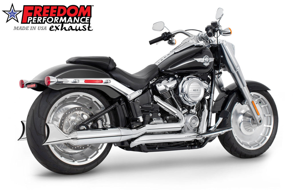 HARLEY SOFTAIL/M8 FAT BOY BREAKOUT ONLY 4” TUCK & UNDER FULL SYSTEM 2018 - PRESENT - Cuztom Kraft