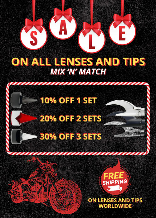 Harley Davidson Signal Lenses Clipin Style Bullet Lenses Cuztom Kraft