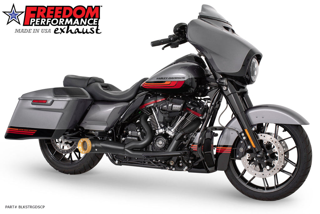 HARLEY TOURING 2 - INTO - 1 TURNOUT/SIDEDUMP FULL SYSTEM BUNDLE (SPECIAL ORDER) - Cuztom Kraft