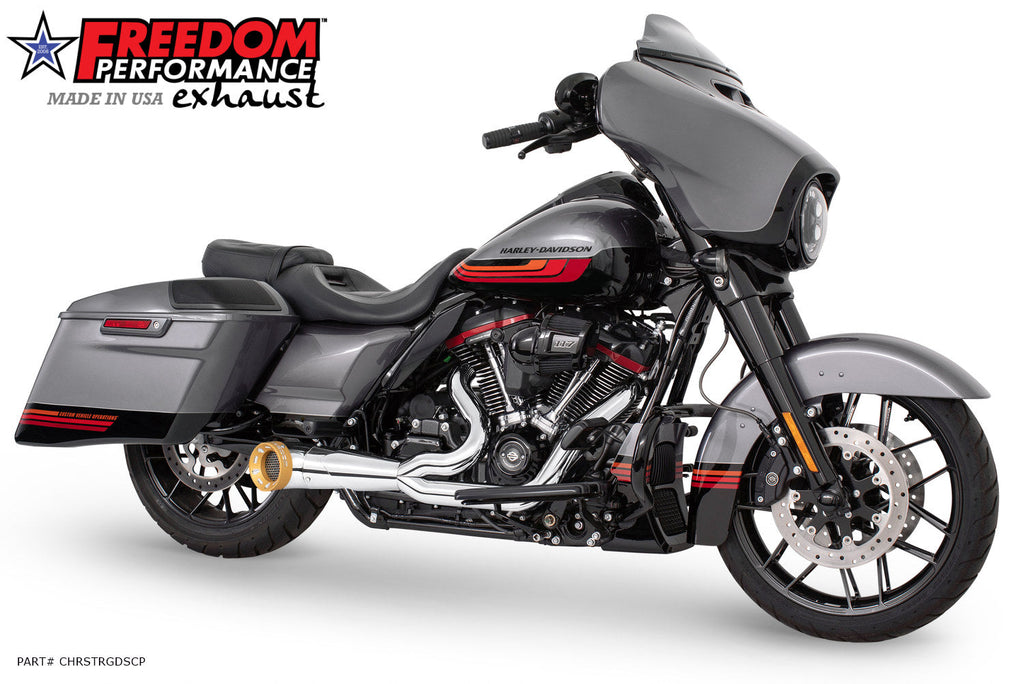 HARLEY TOURING 2 - INTO - 1 TURNOUT/SIDEDUMP FULL SYSTEM BUNDLE (SPECIAL ORDER) - Cuztom Kraft