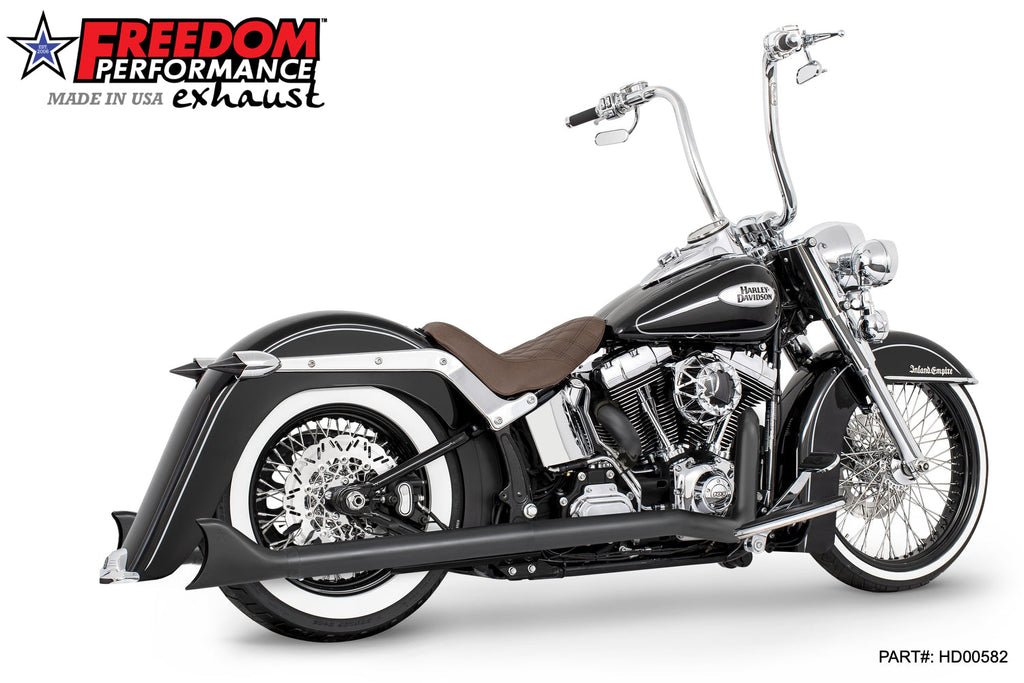 HARLEY SOFTAIL 2.5" CLASSIC SLIP - ONS 1997 - 2017 *FITS FREEDOM HEADERS ONLY* (SPECIAL ORDER) - Cuztom Kraft