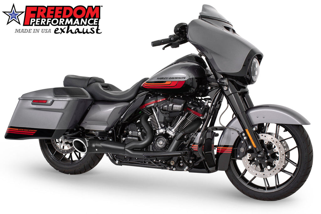 HARLEY TOURING 2 - INTO - 1 TURNOUT/SIDEDUMP FULL SYSTEM BUNDLE (SPECIAL ORDER) - Cuztom Kraft