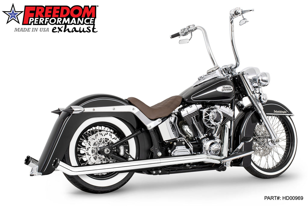 HARLEY SOFTAIL 2.5" CLASSIC SLIP - ONS 1997 - 2017 *FITS FREEDOM HEADERS ONLY* (SPECIAL ORDER) - AUS STOCK - Cuztom Kraft