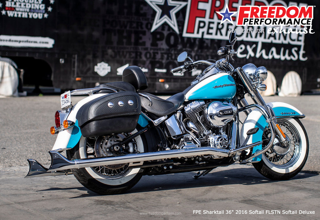 HARLEY SOFTAIL 2.5" CLASSIC SLIP - ONS 1997 - 2017 *FITS FREEDOM HEADERS ONLY* (SPECIAL ORDER) - AUS STOCK - Cuztom Kraft