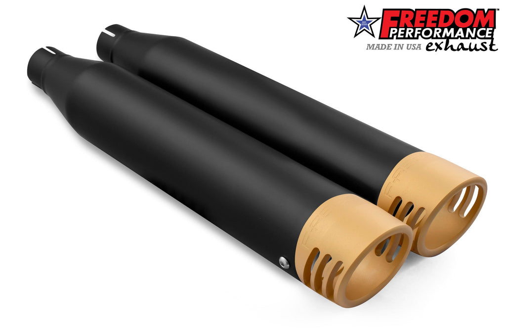 HARLEY SOFTAIL/M8 WIDE TIRE STANDARD, LOW RIDER, SLIM, FAT BOY, BREAKOUT & STREET BOB 3.25" SLIP - ONS (SPECIAL ORDER) - Cuztom Kraft