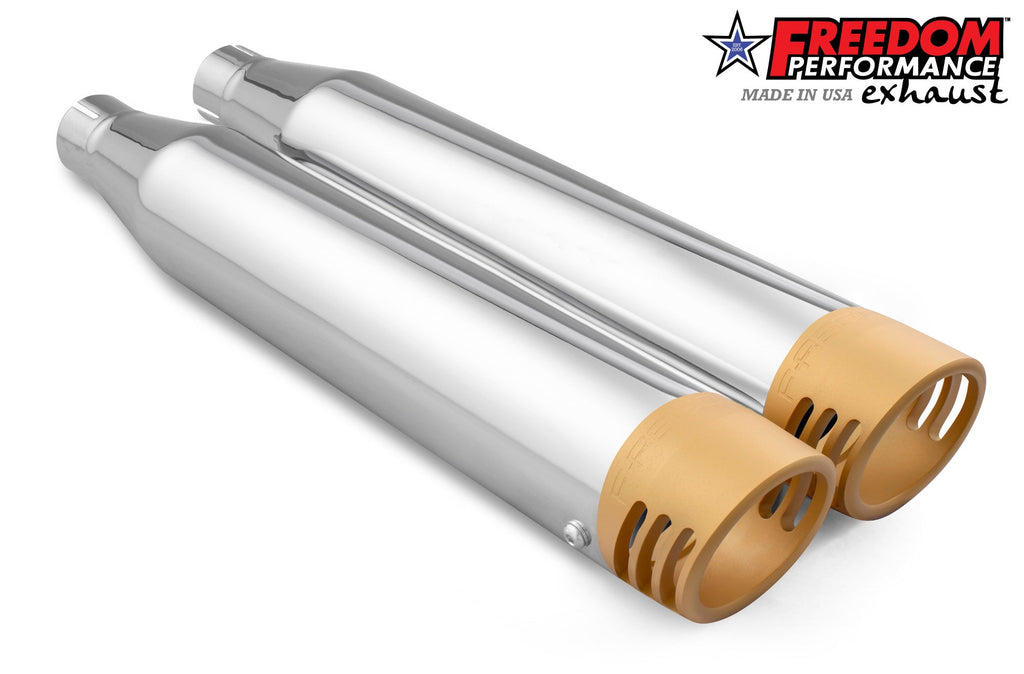 HARLEY SOFTAIL/M8 WIDE TIRE STANDARD, LOW RIDER, SLIM, FAT BOY, BREAKOUT & STREET BOB 3.25" SLIP - ONS (SPECIAL ORDER) - Cuztom Kraft