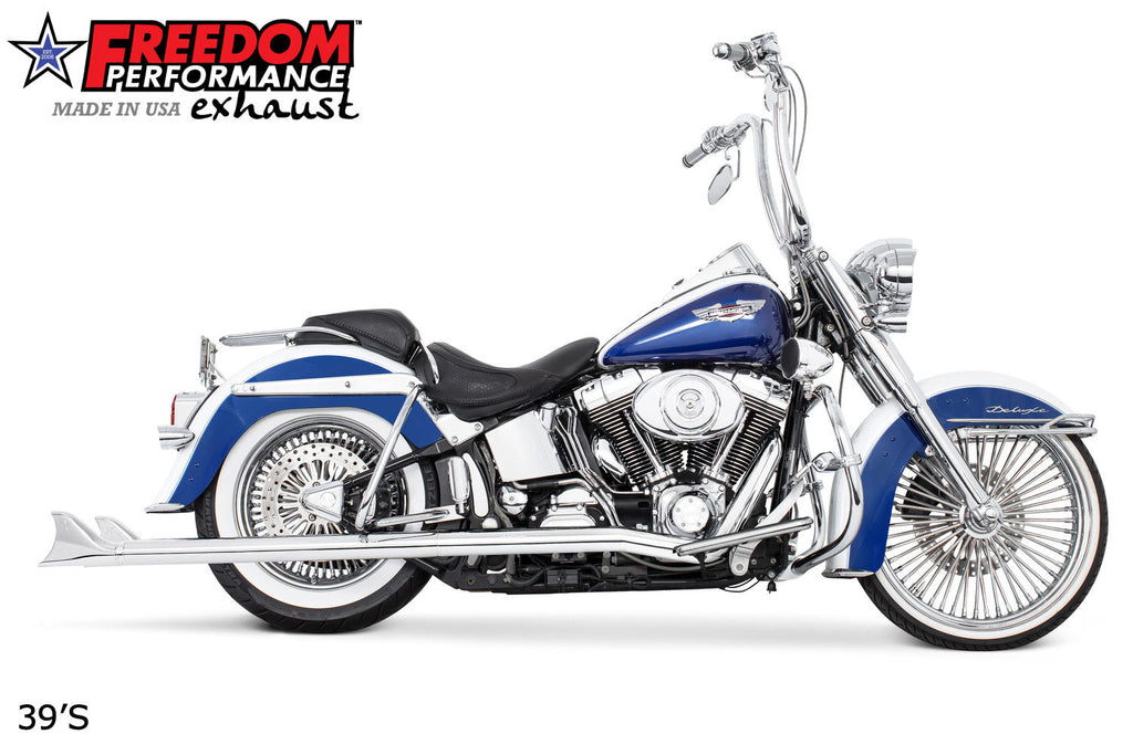 HARLEY SOFTAIL 2.5" CLASSIC SLIP - ONS 1997 - 2017 *FITS FREEDOM HEADERS ONLY* (SPECIAL ORDER) - AUS STOCK - Cuztom Kraft