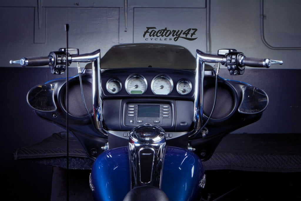 Assault Handlebar 14" Chrome - Cuztom Kraft