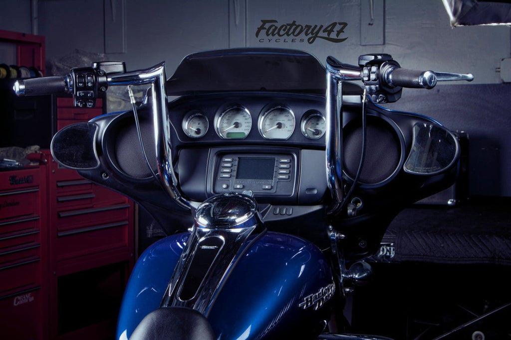 Assault Handlebar 14" Chrome - Cuztom Kraft