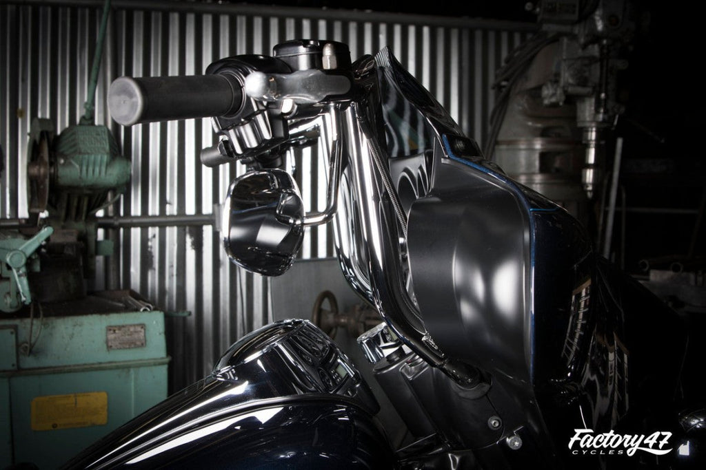 Assault Handlebar 14" Chrome - Cuztom Kraft