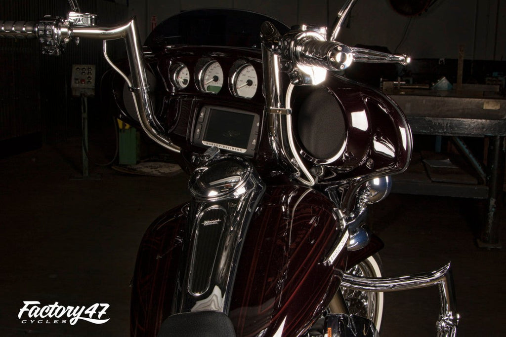 Assault Handlebar 14" Chrome - Cuztom Kraft