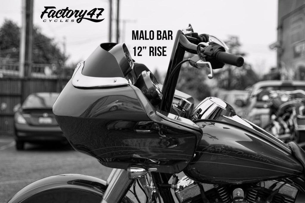 Classic 47 Handlebar Black 12" - Cuztom Kraft