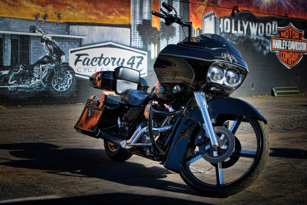 Classic 47 Handlebar Black 14" - Cuztom Kraft