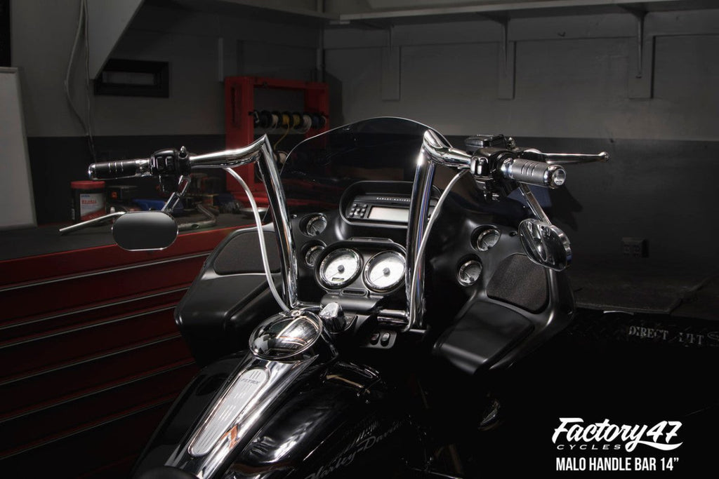 Classic 47 Handlebar Chrome 14" - Cuztom Kraft