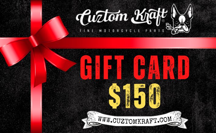 Cuztom Kraft Gift Card - The Perfect Gift for Bikers - Cuztom Kraft