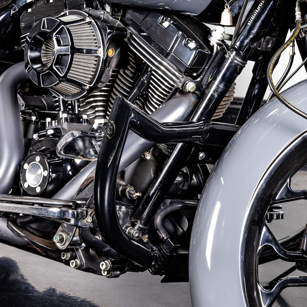 Defender Crash Bar Gloss Black - Cuztom Kraft