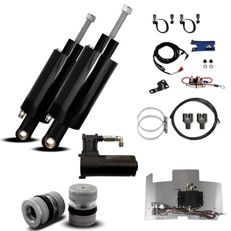 Velvet Ride Suspension Front And Rear Air Ride Suspension Kit Package For Harley Davidson Twi ...
