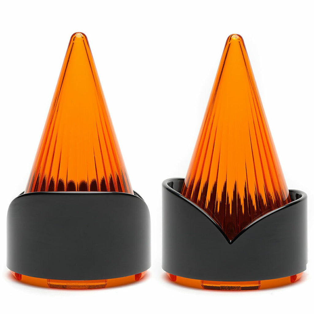 Harley Davidson Clip in Lenses - Afterburner / Black / Amber - Cuztom Kraft