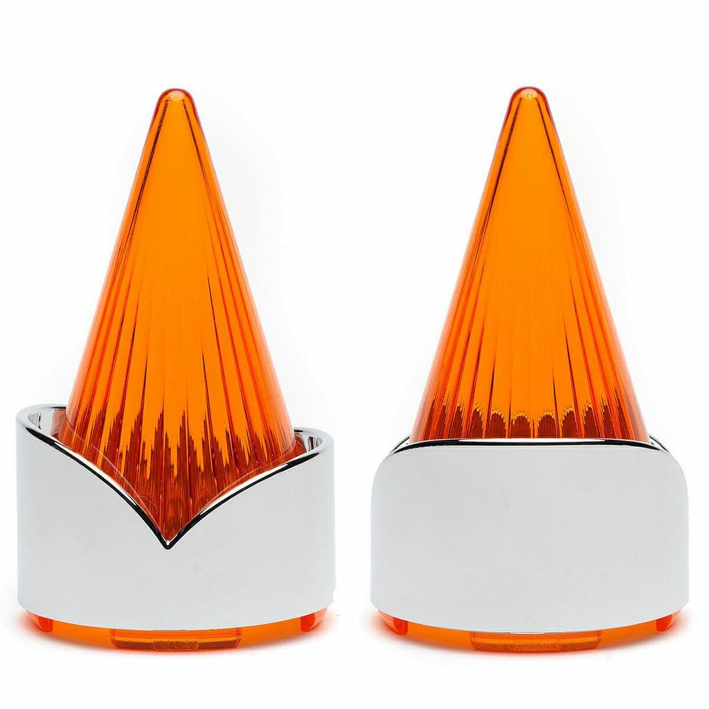 Harley Davidson Clip in Lenses - Afterburner / Chrome / Amber - Cuztom Kraft