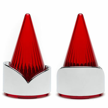 Harley Davidson Signal Lenses - Clip-in Afterburner / Chrome / Red