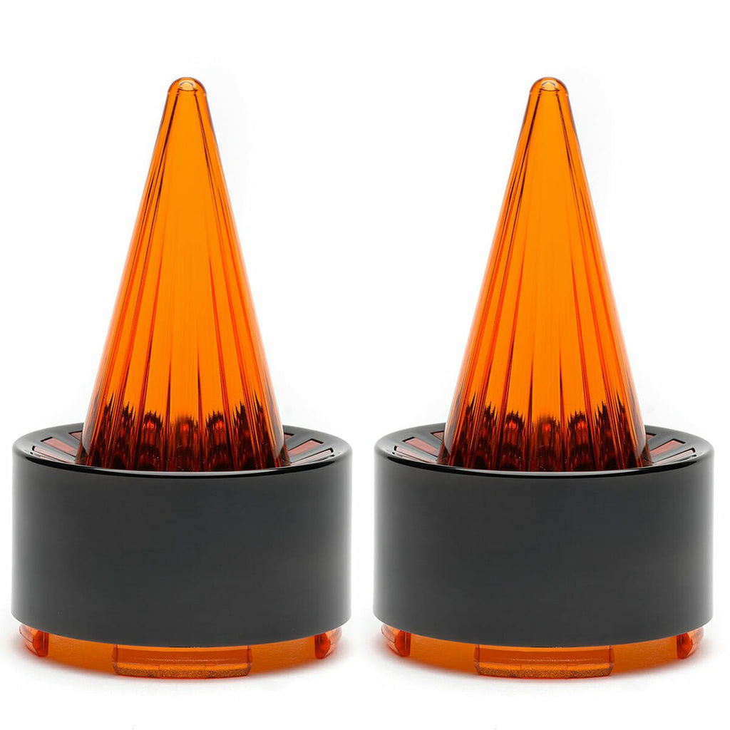 Harley Davidson Clip in Lenses - Rocket / Black / Amber - Cuztom Kraft