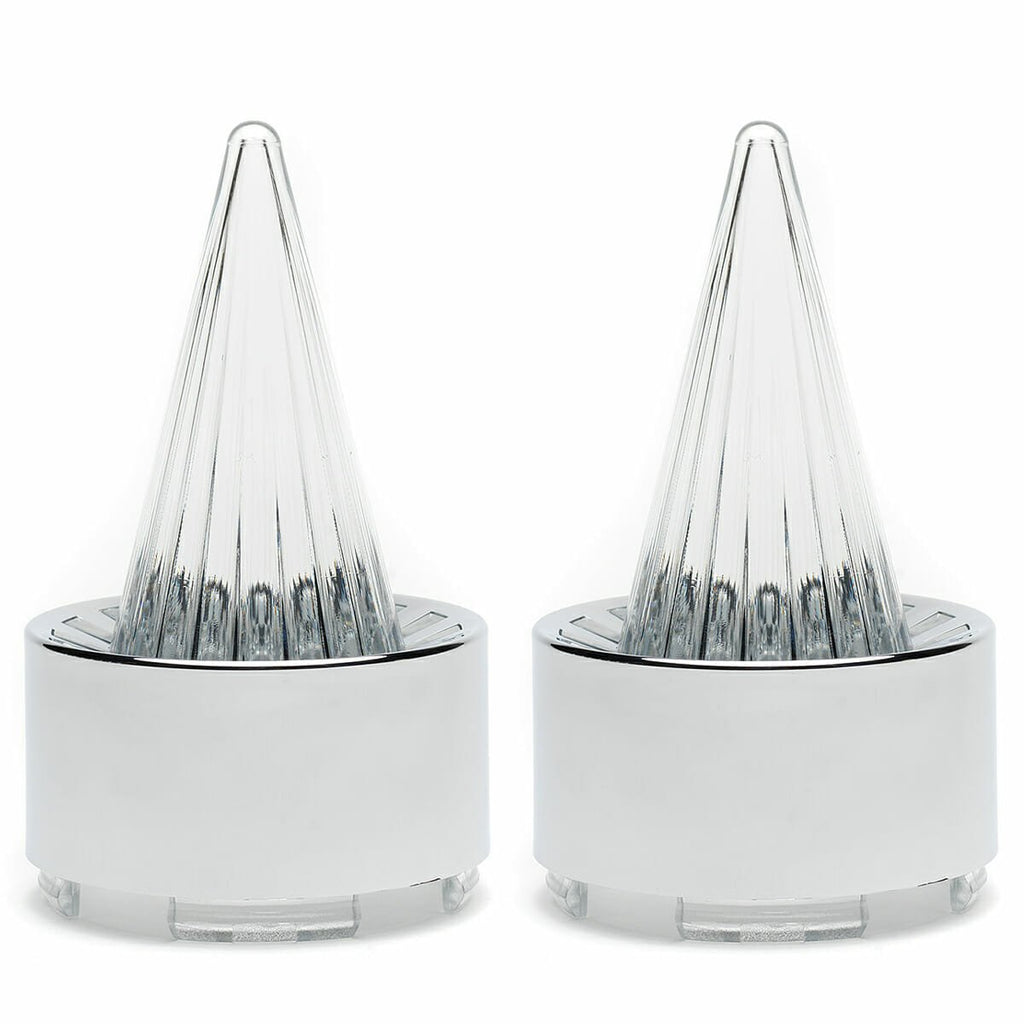 Harley Davidson Clip in Lenses - Rocket / Chrome / Clear - Cuztom Kraft