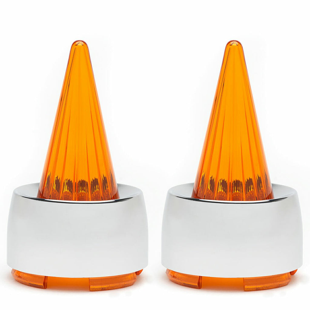 Harley Davidson Clip in Lenses - Supersonic / Chrome / Amber - Cuztom Kraft