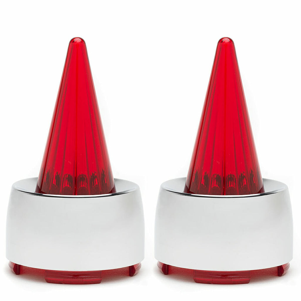 Harley Davidson Clip in Lenses - Supersonic / Chrome / Red - Cuztom Kraft