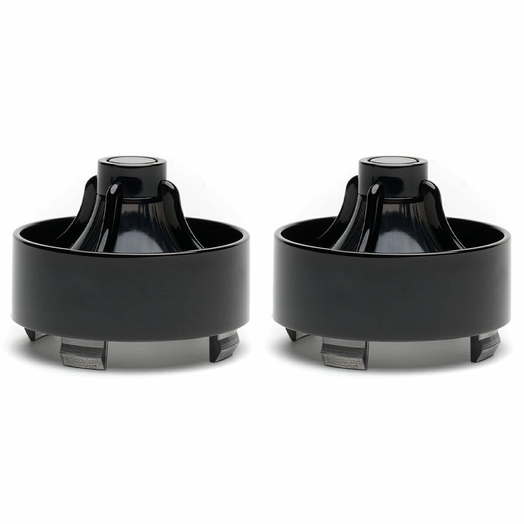 Harley Davidson Clip in Lenses - Turbine / Black / Smoked - Cuztom Kraft