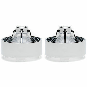 Harley Davidson Signal Lenses - Clip-in Turbine / Chrome / Clear