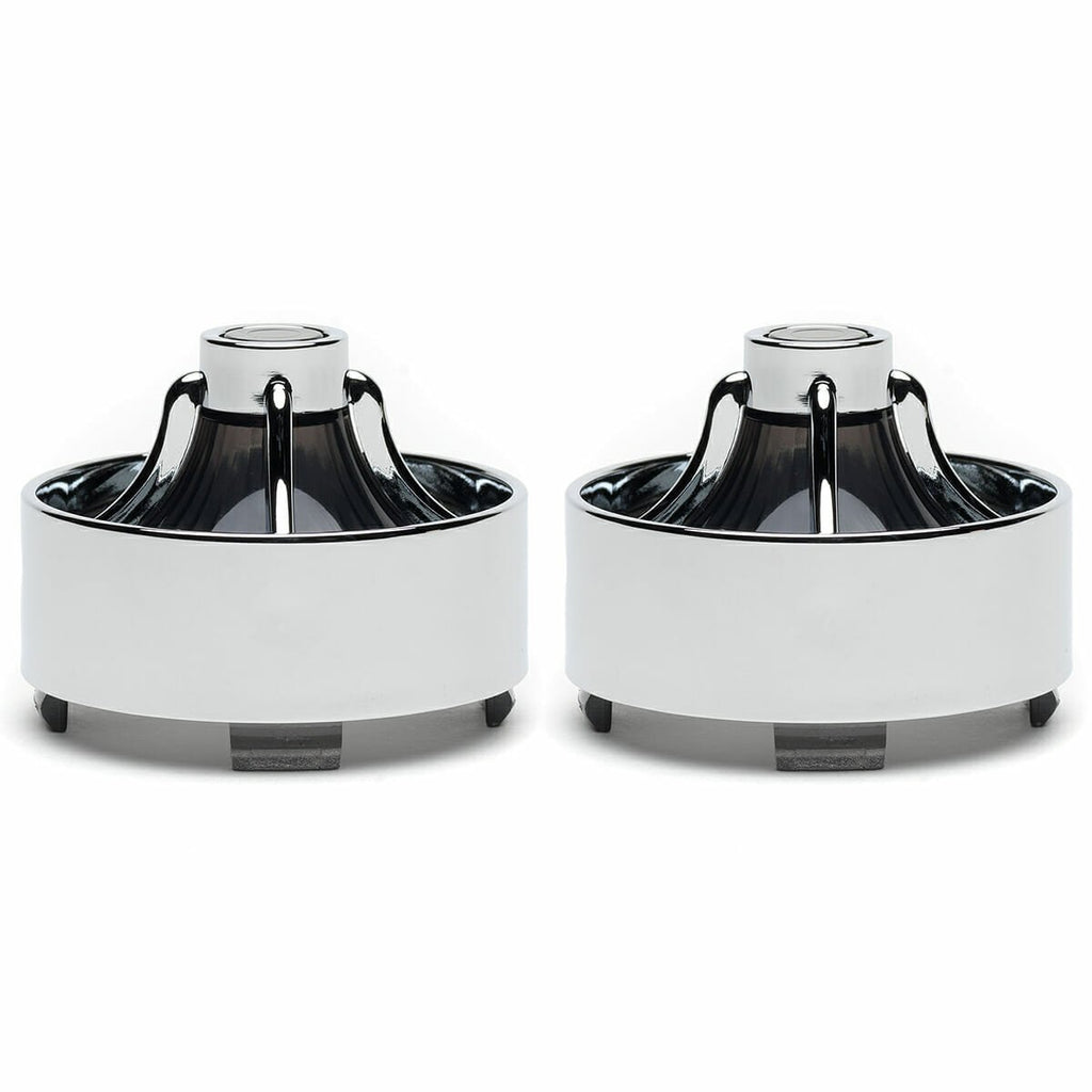 Harley Davidson Clip in Lenses - Turbine / Chrome / Smoked - Cuztom Kraft