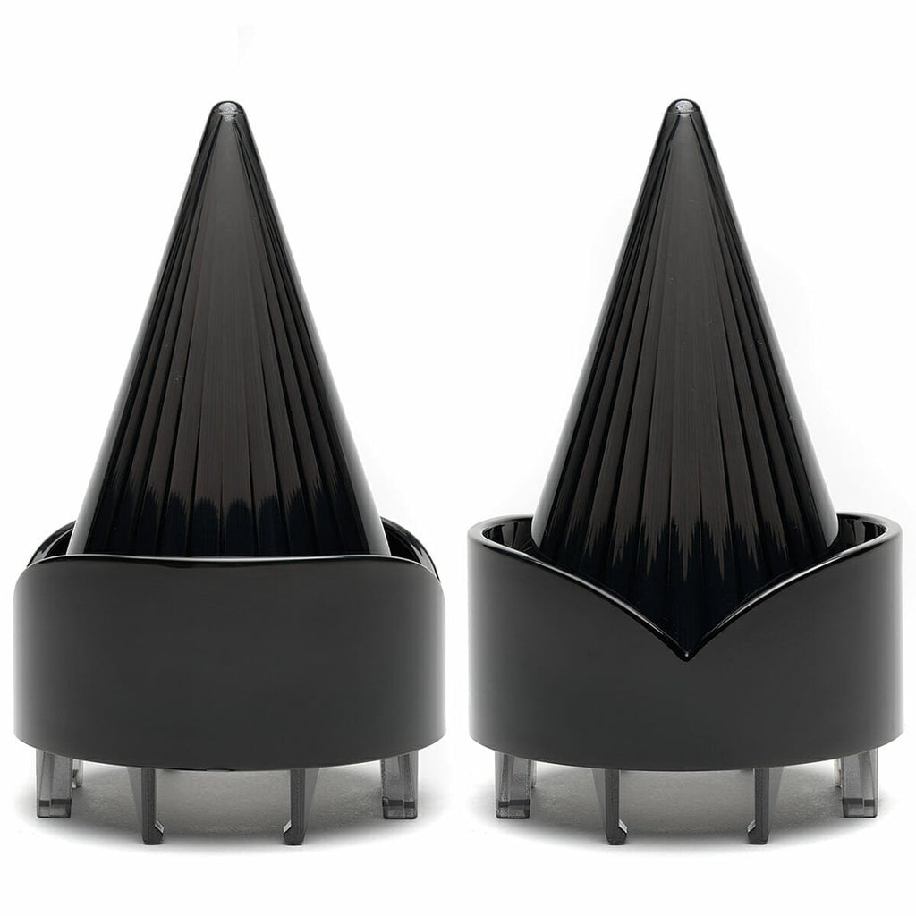 Harley Davidson Screw in Lenses - Big Burner / Black / Smoked - Cuztom Kraft