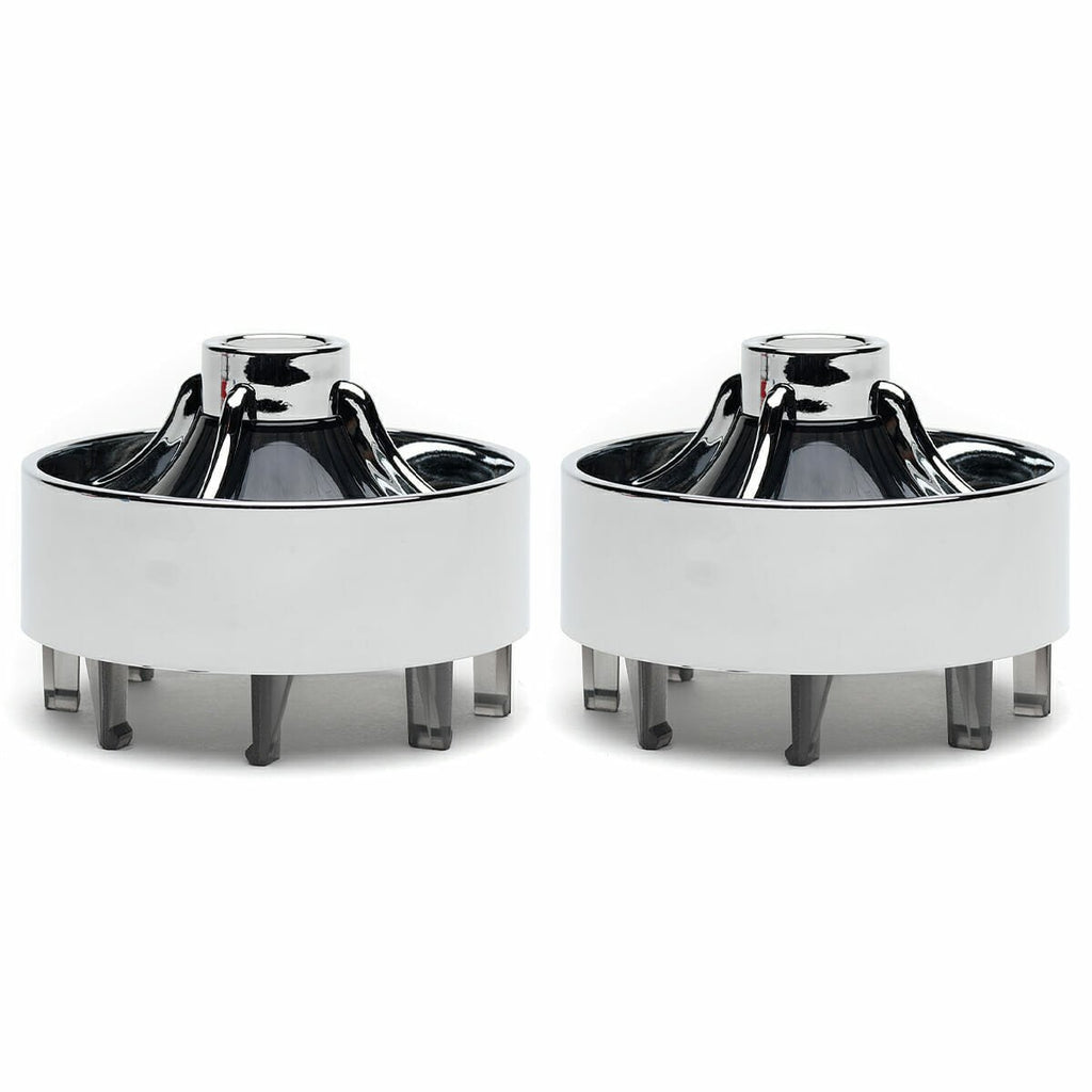 Harley Davidson Screw in Lenses - Big Turbine / Chrome / Smoked - Cuztom Kraft