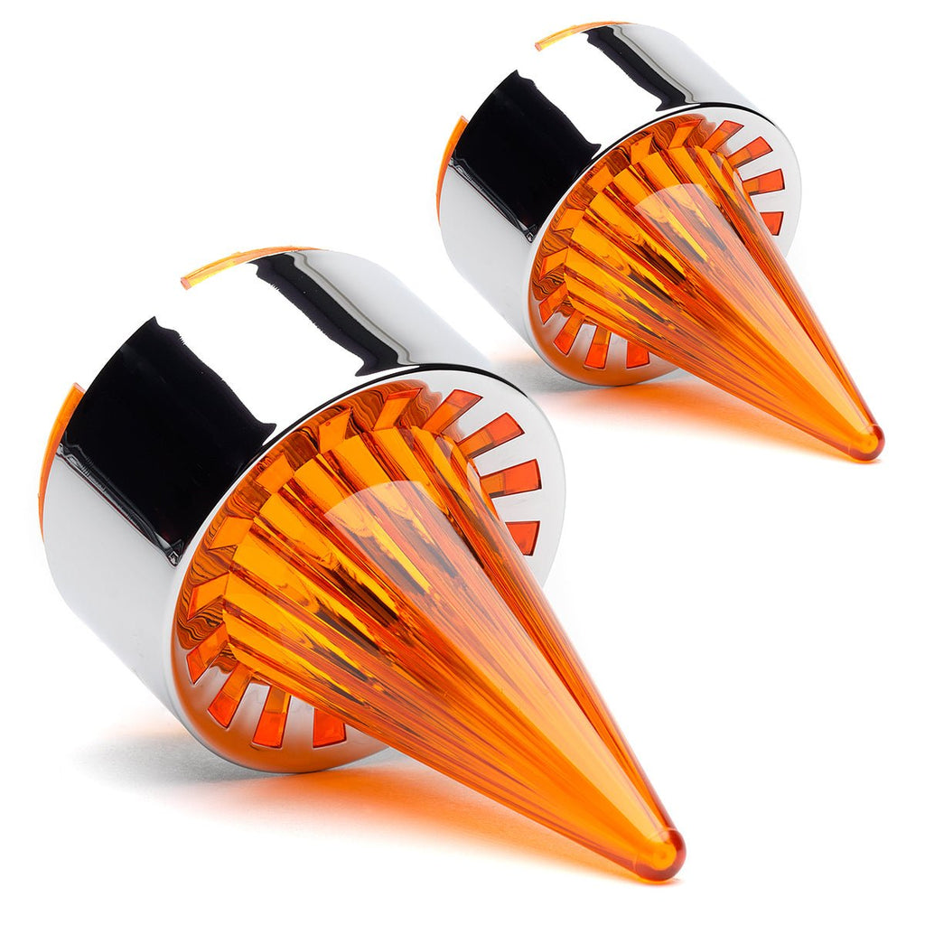 Harley Davidson Turn Signal Lenses - Clip in Style - Cuztom Kraft