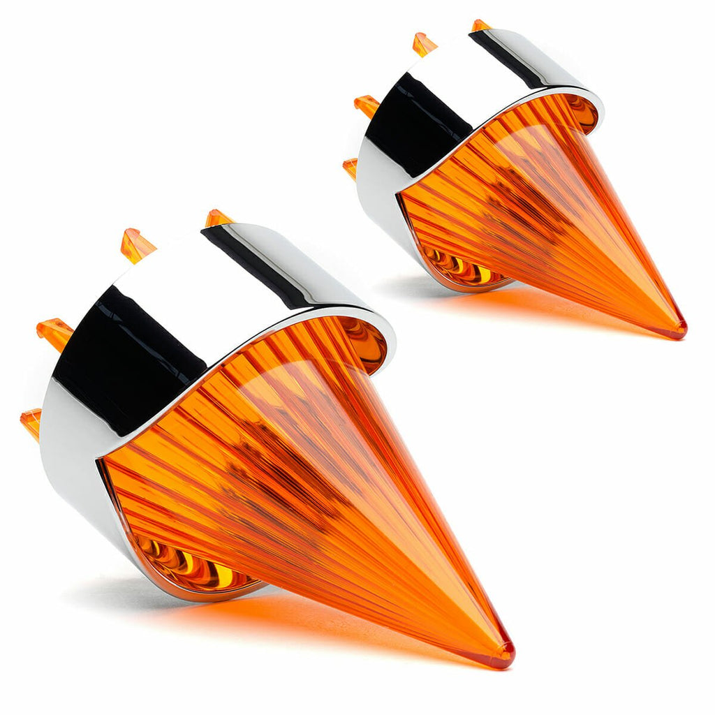 Harley Davidson Turn Signal Lenses - Screw in Style - Cuztom Kraft