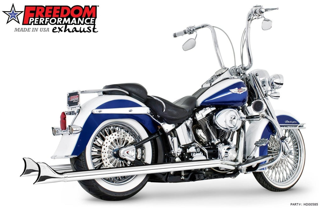 HARLEY SOFTAIL 2.5" CLASSIC SLIP - ONS 1997 - 2017 *FITS FREEDOM HEADERS ONLY* (SPECIAL ORDER) - Cuztom Kraft