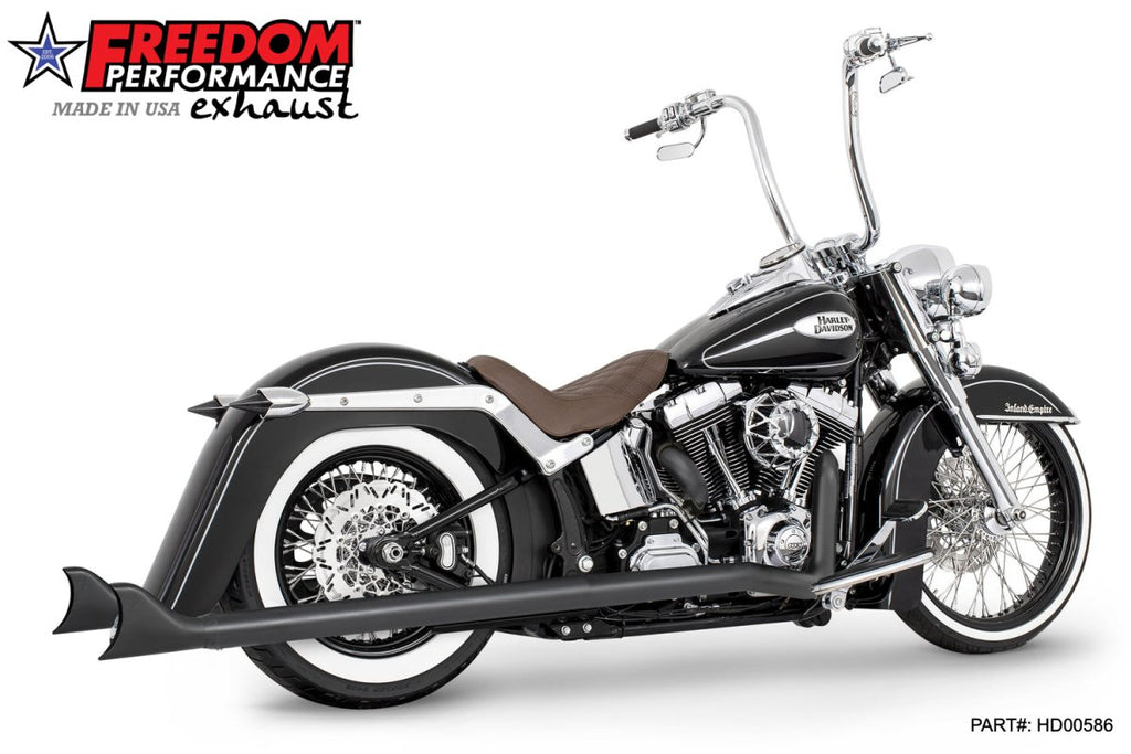 HARLEY SOFTAIL 2.5" CLASSIC SLIP - ONS 1997 - 2017 *FITS FREEDOM HEADERS ONLY* (SPECIAL ORDER) - Cuztom Kraft