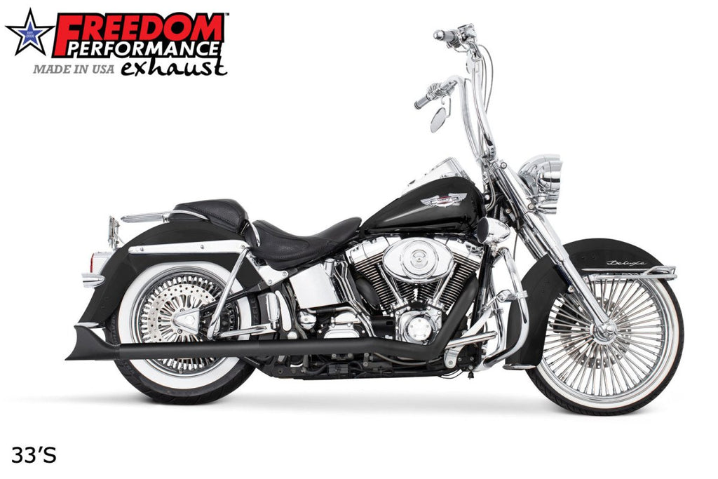 HARLEY SOFTAIL 2.5" CLASSIC SLIP - ONS 1997 - 2017 *FITS FREEDOM HEADERS ONLY* (SPECIAL ORDER) - Cuztom Kraft