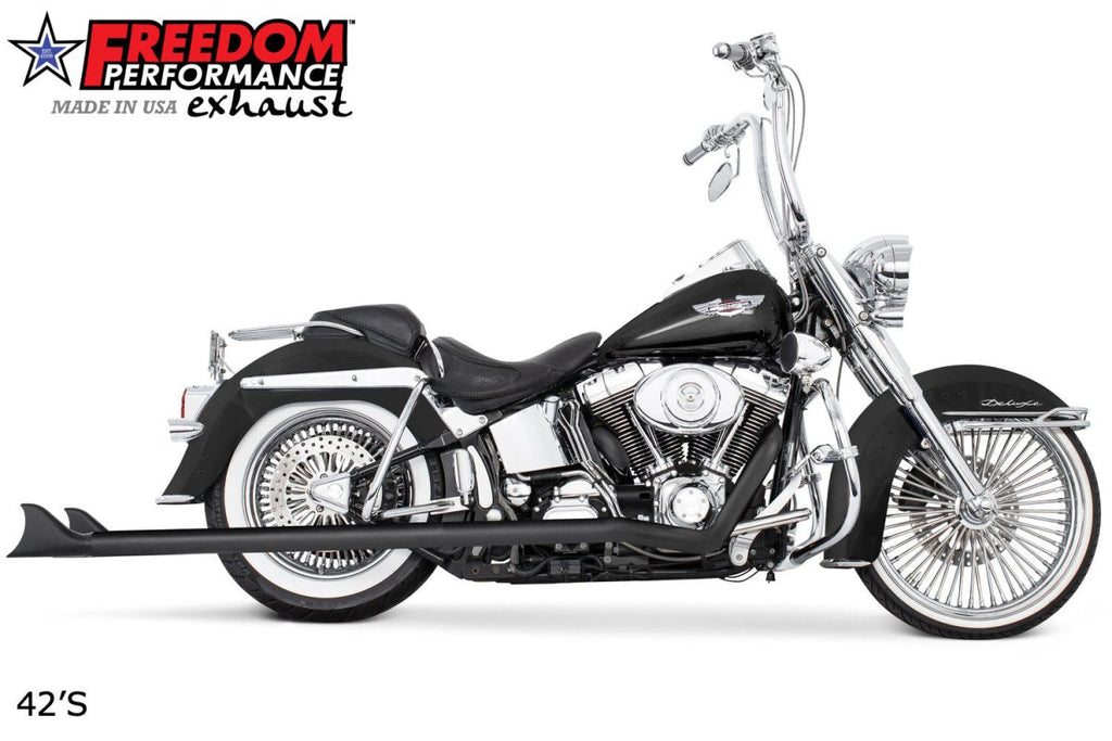 HARLEY SOFTAIL 2.5" CLASSIC SLIP - ONS 1997 - 2017 *FITS FREEDOM HEADERS ONLY* (SPECIAL ORDER) - Cuztom Kraft