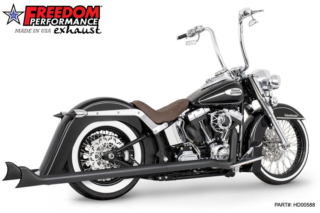 HARLEY SOFTAIL 2.5" CLASSIC SLIP - ONS 1997 - 2017 *FITS FREEDOM HEADERS ONLY* (SPECIAL ORDER) - AUS STOCK - Cuztom Kraft