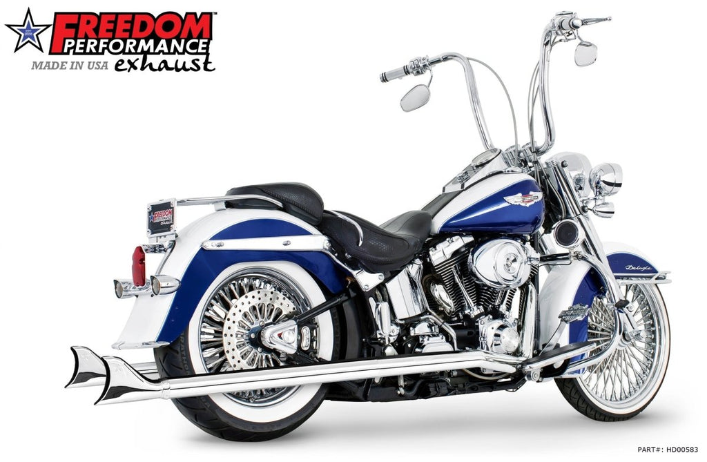 HARLEY SOFTAIL 2.5" CLASSIC SLIP - ONS 1997 - 2017 *FITS FREEDOM HEADERS ONLY* (SPECIAL ORDER) - AUS STOCK - Cuztom Kraft