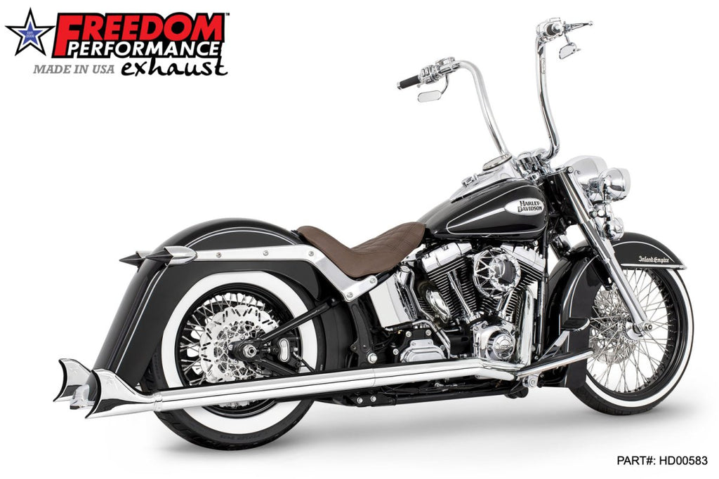 HARLEY SOFTAIL 2.5" CLASSIC SLIP - ONS 1997 - 2017 *FITS FREEDOM HEADERS ONLY* (SPECIAL ORDER) - AUS STOCK - Cuztom Kraft
