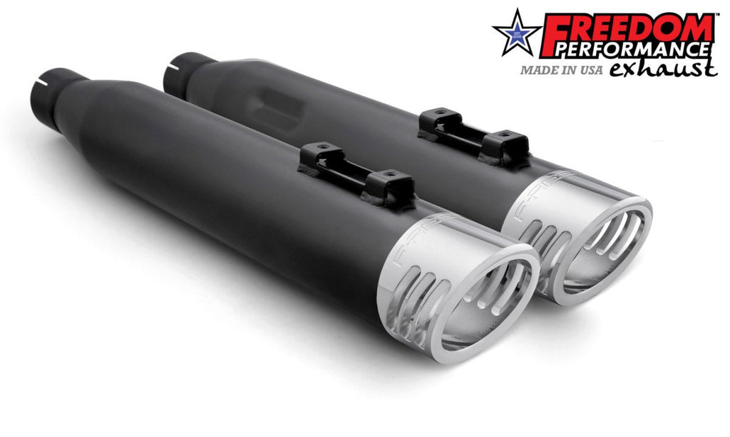 HARLEY SOFTAIL M8 ONLY 4" SLIP - ONS *FITS FREEDOM HEADERS ONLY* (SPECIAL ORDER) - Cuztom Kraft