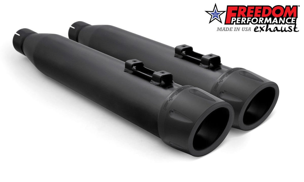 HARLEY SOFTAIL M8 ONLY 4" SLIP - ONS *FITS FREEDOM HEADERS ONLY* (SPECIAL ORDER) - Cuztom Kraft