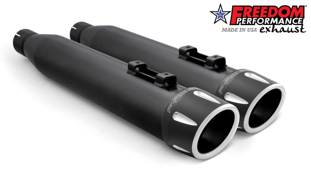 HARLEY SOFTAIL M8 ONLY 4" SLIP - ONS *FITS FREEDOM HEADERS ONLY* (SPECIAL ORDER) - Cuztom Kraft