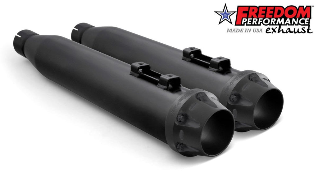 HARLEY SOFTAIL M8 ONLY 4" SLIP - ONS *FITS FREEDOM HEADERS ONLY* (SPECIAL ORDER) - Cuztom Kraft