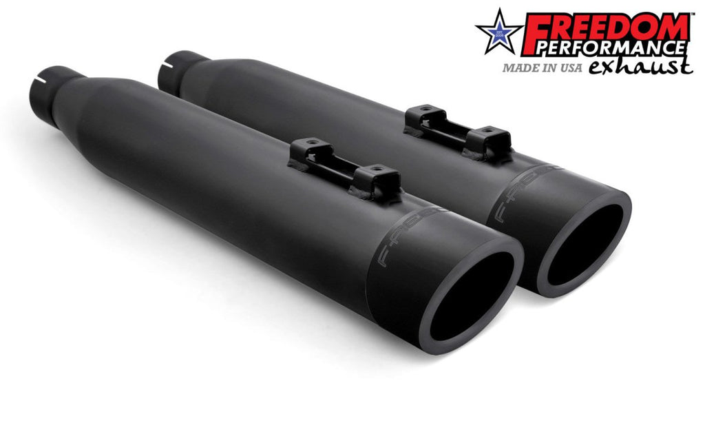 HARLEY SOFTAIL M8 ONLY 4" SLIP - ONS *FITS FREEDOM HEADERS ONLY* (SPECIAL ORDER) - Cuztom Kraft